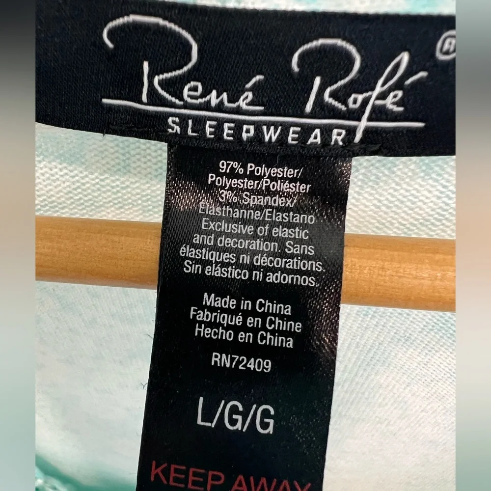 Rene Rofe Nightgown & Rope Set, Size L - Picture 2 of 6